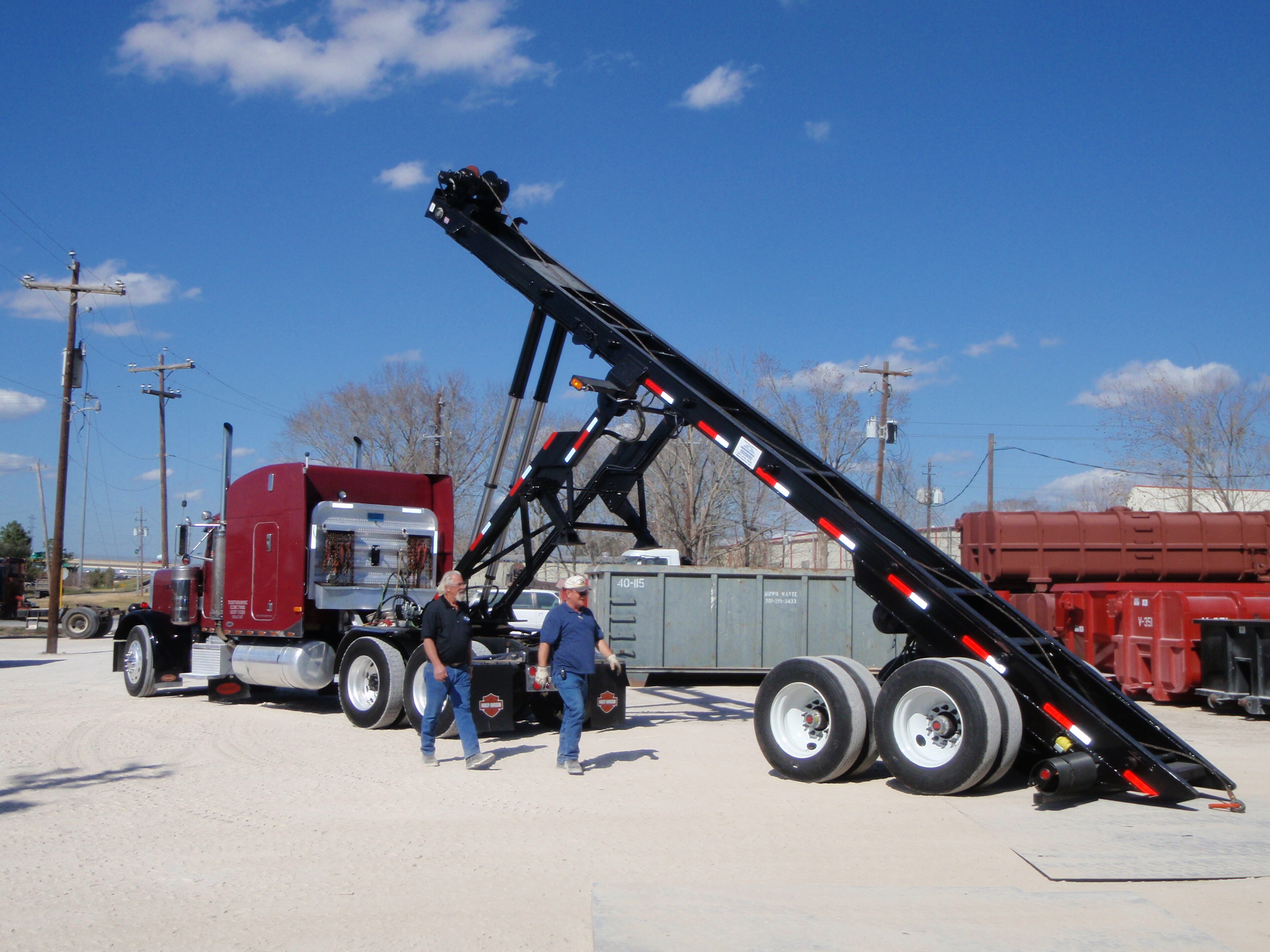 36 ft roll off trailer