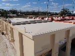 25 Yard round bottom water tight with split roof